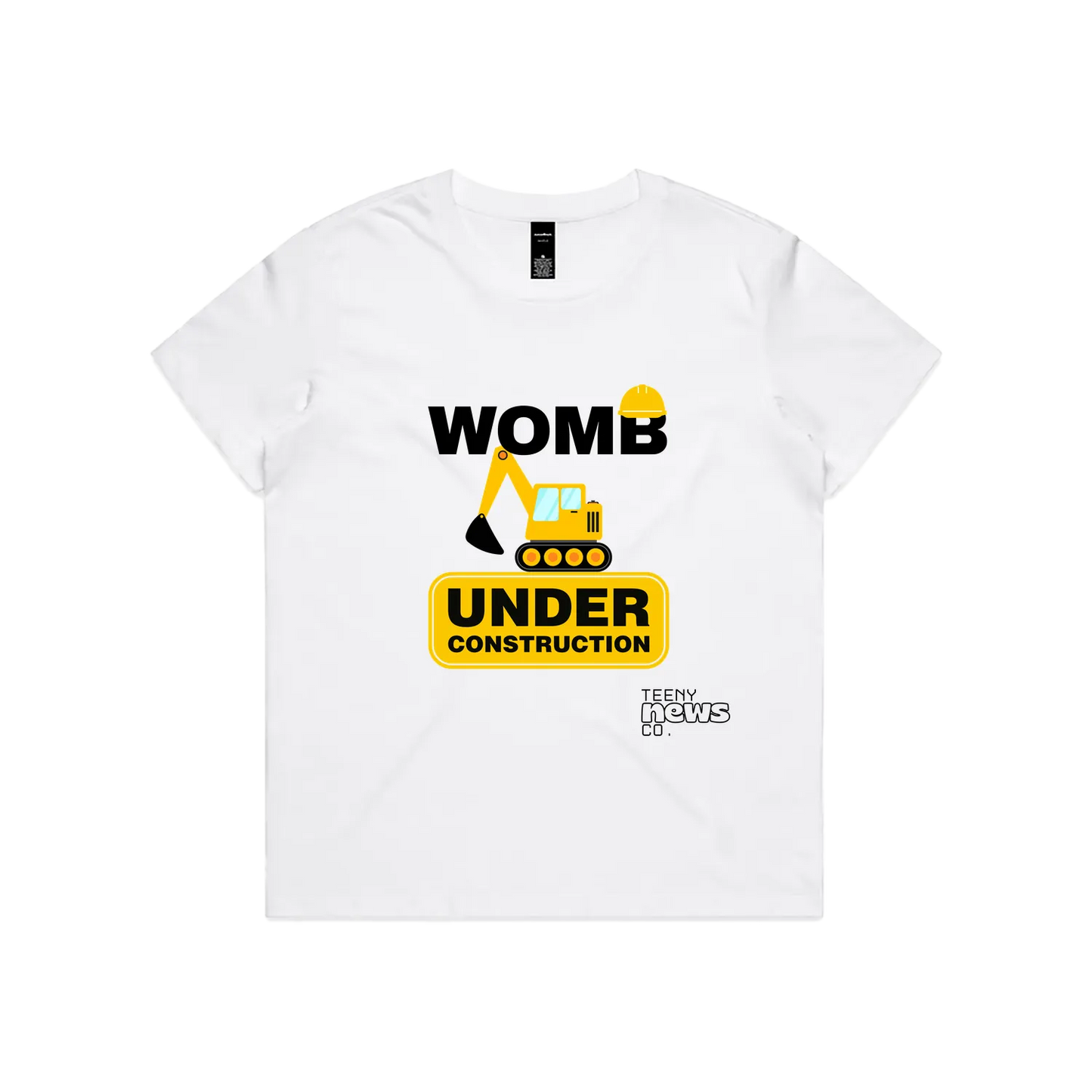 White front flat lay