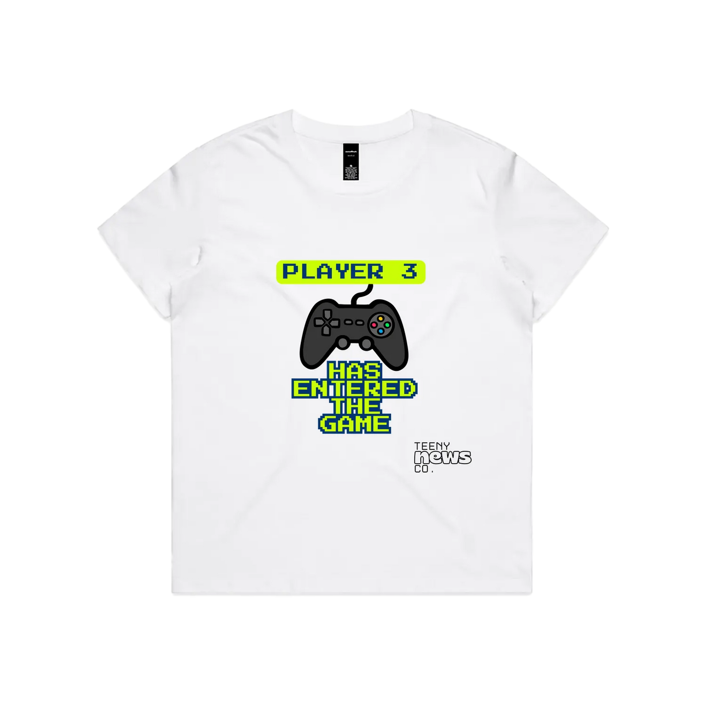 White front flat lay