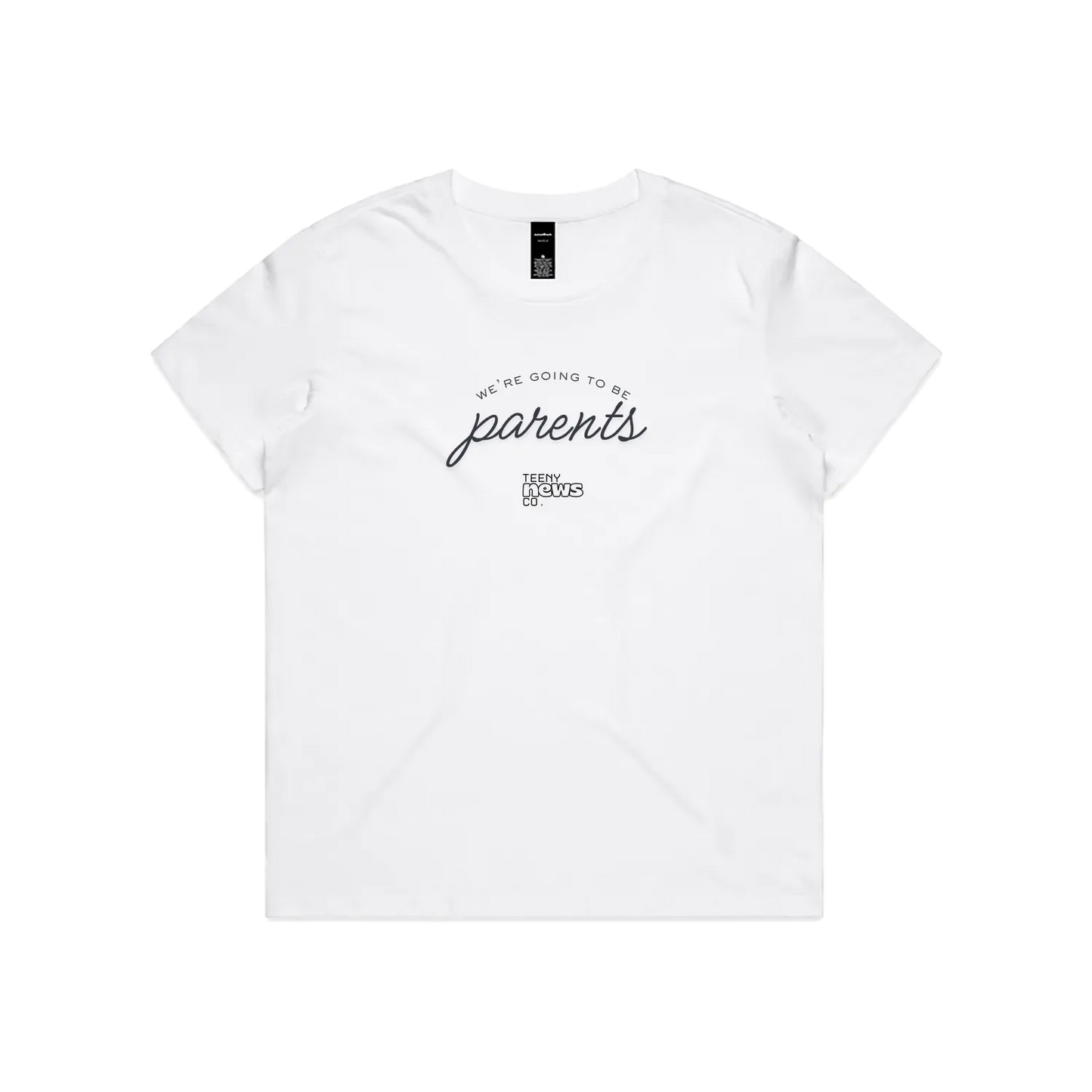 White front flat lay