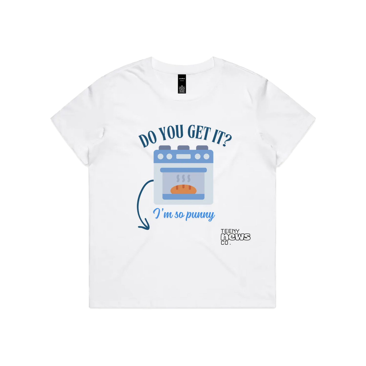 White front flat lay