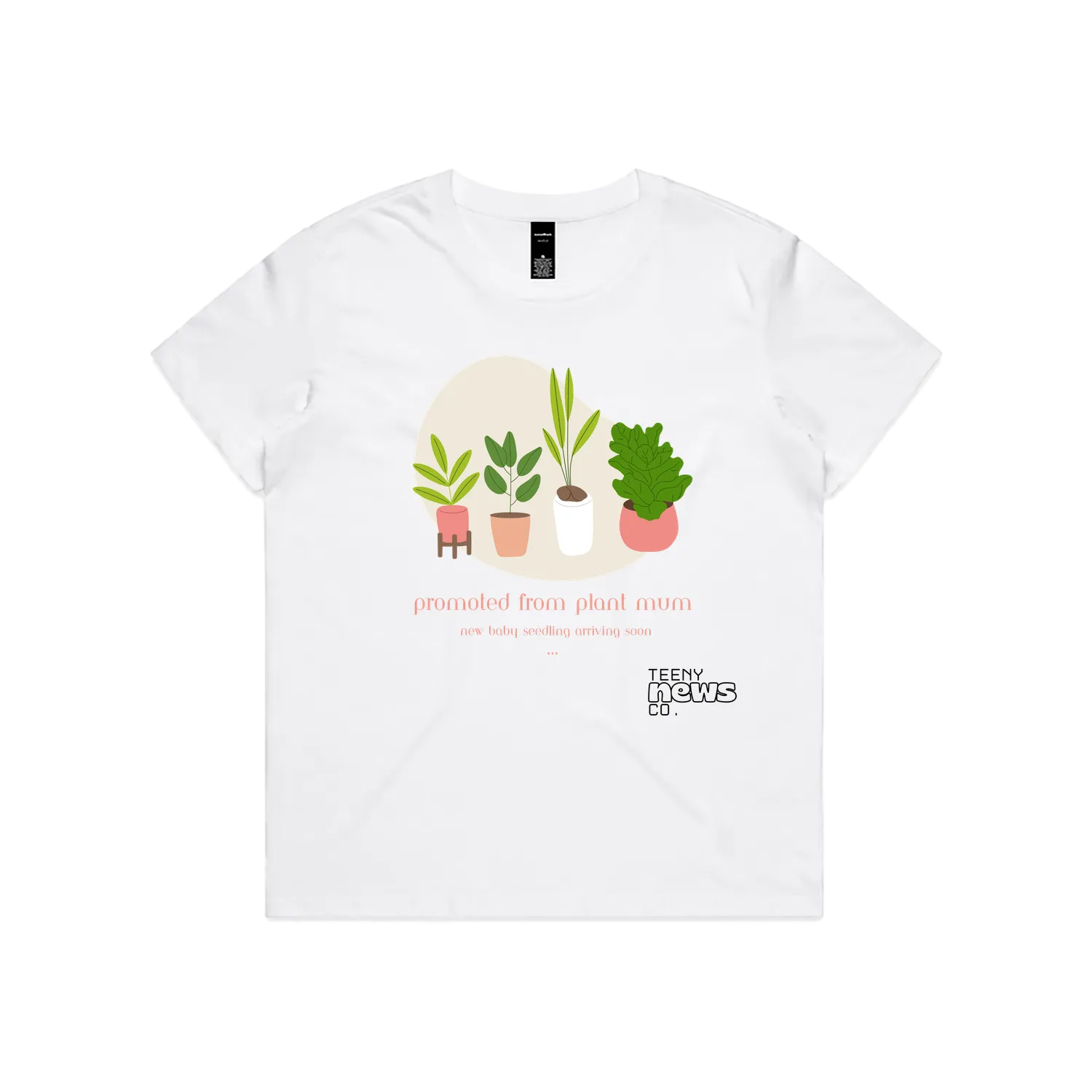 White front flat lay