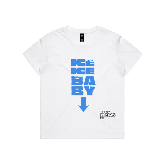 White front flat lay