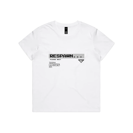 White front flat lay