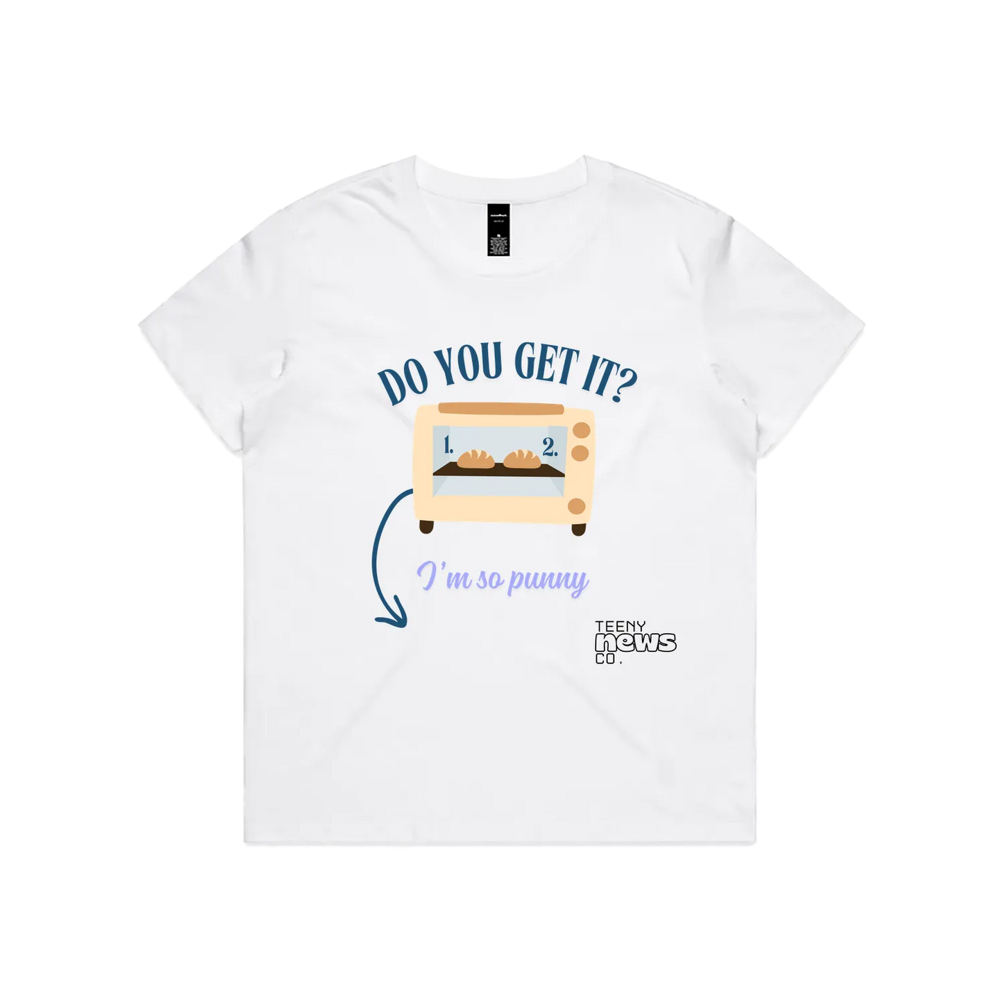 White front flat lay