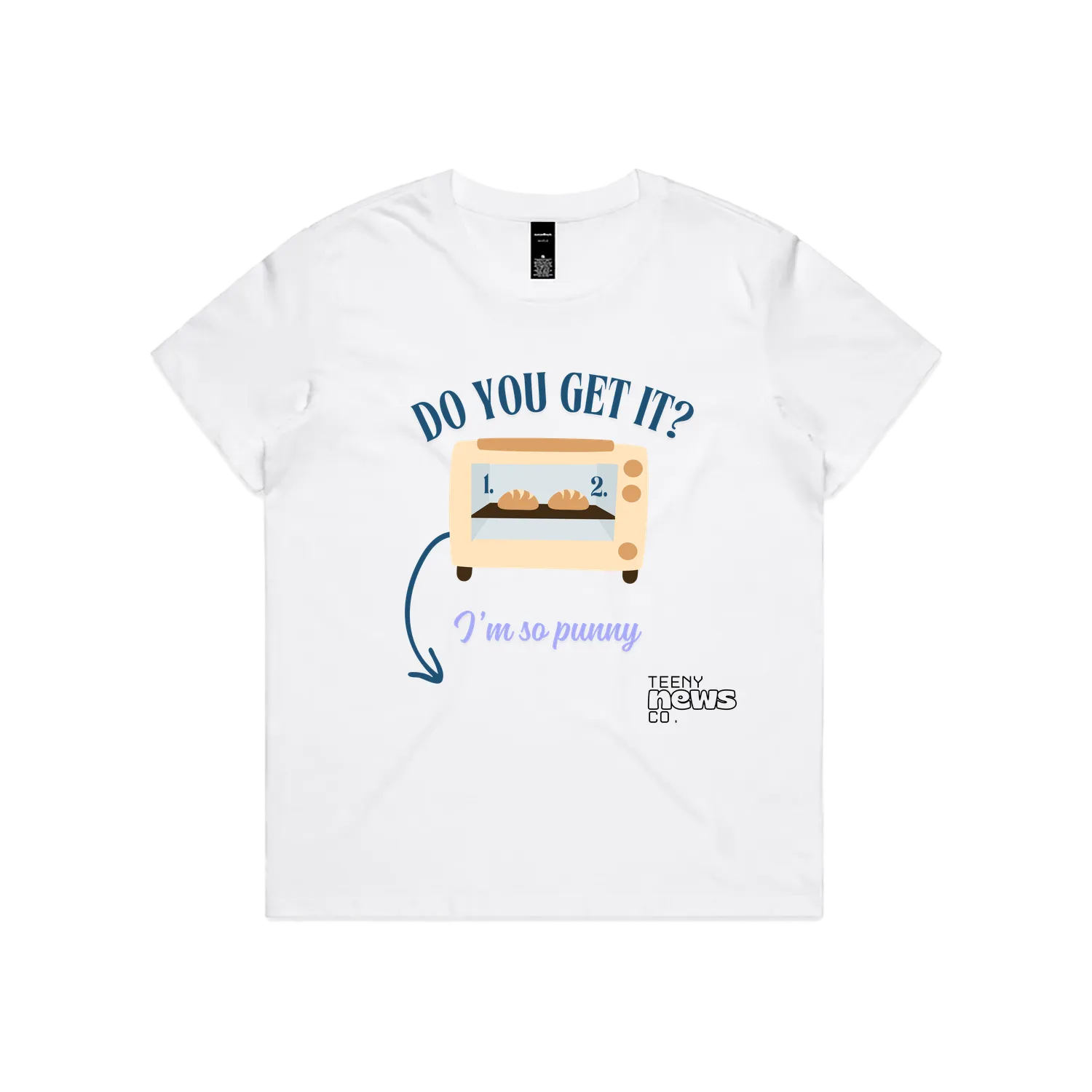 White front flat lay