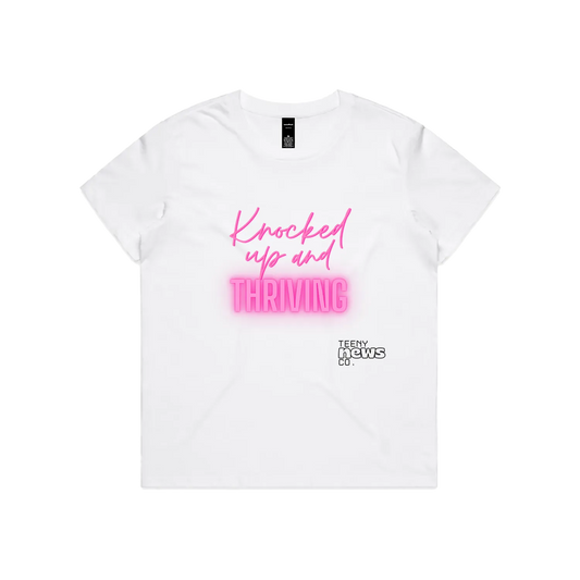 White front flat lay