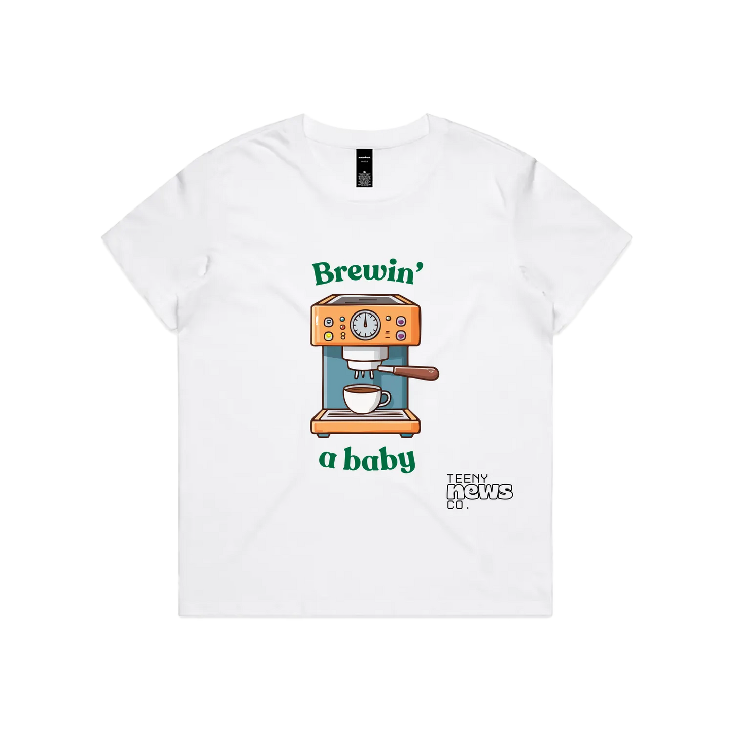 White front flat lay