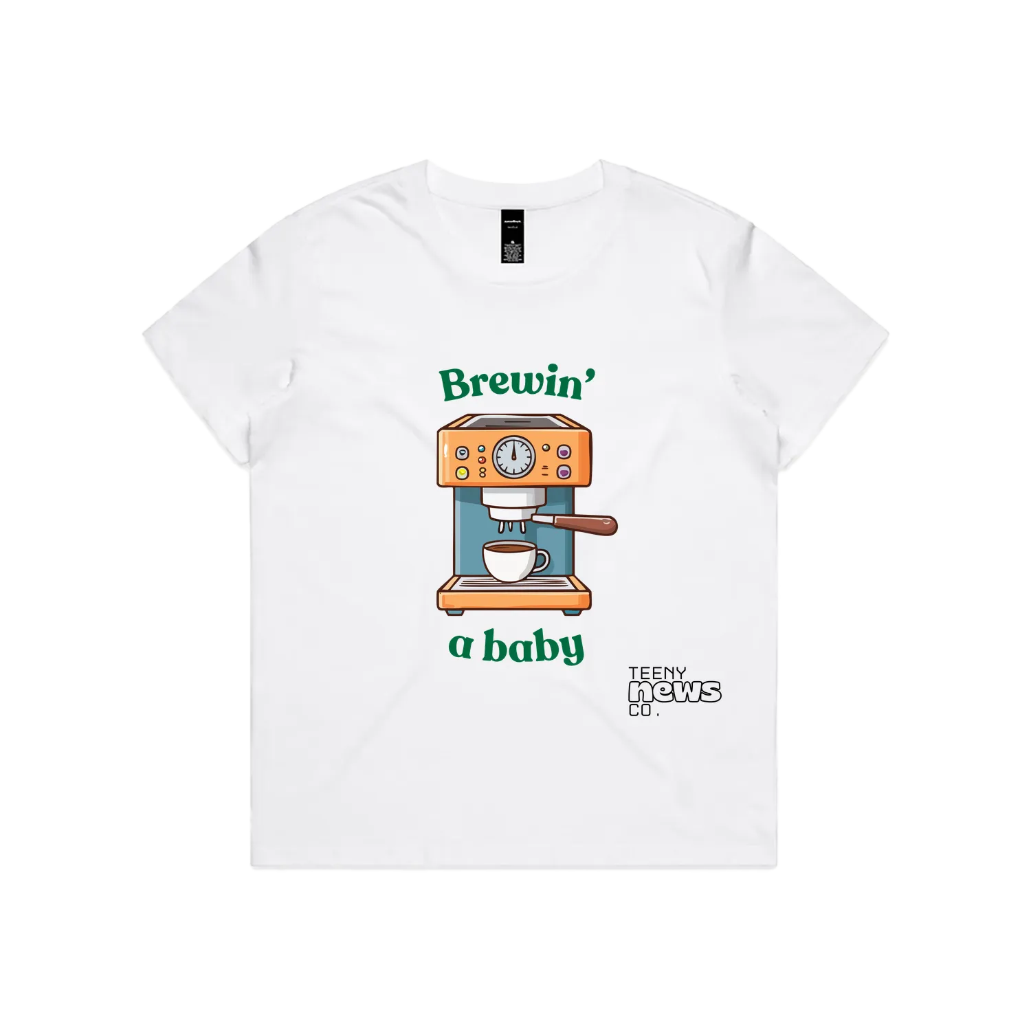 White front flat lay