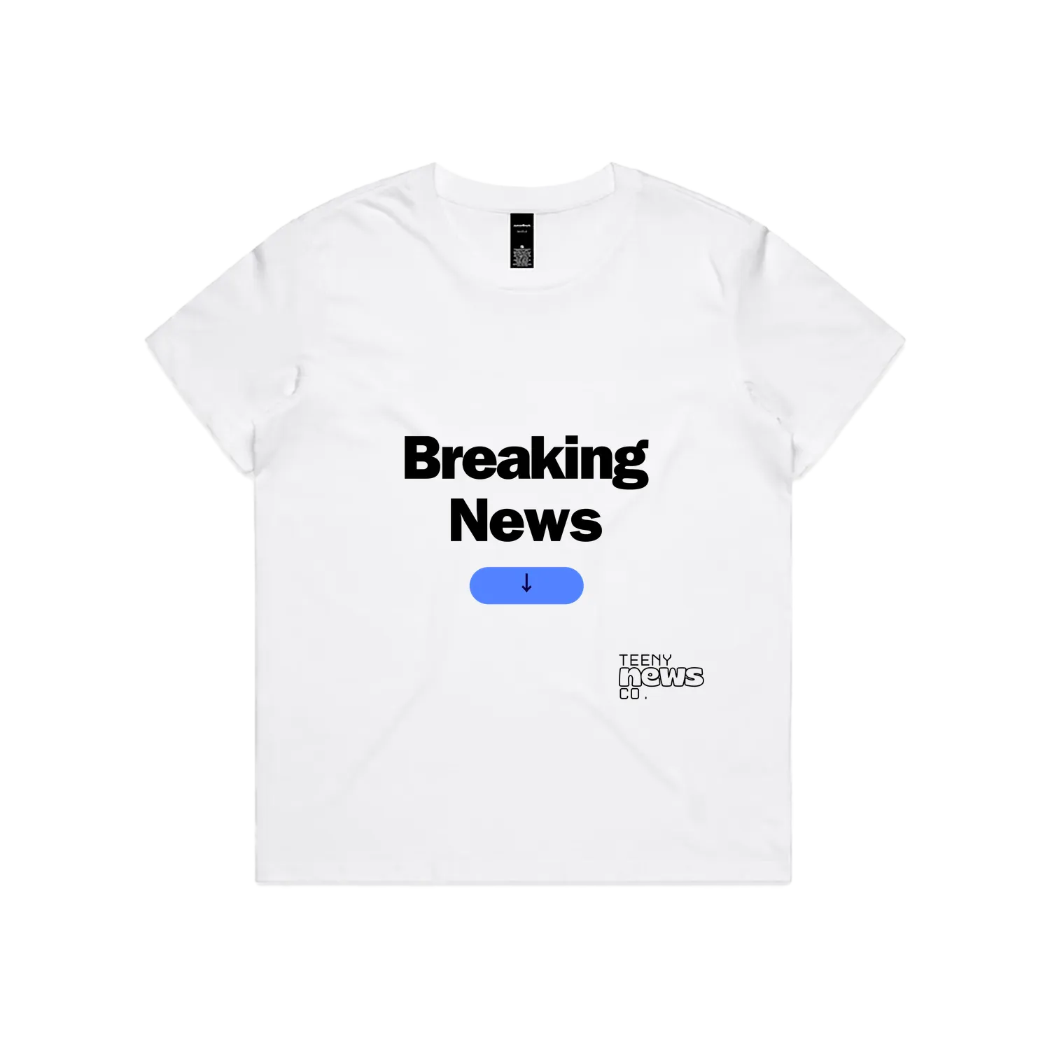 White front flat lay