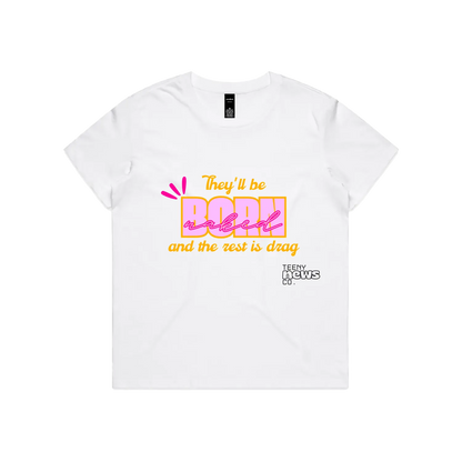 White front flat lay