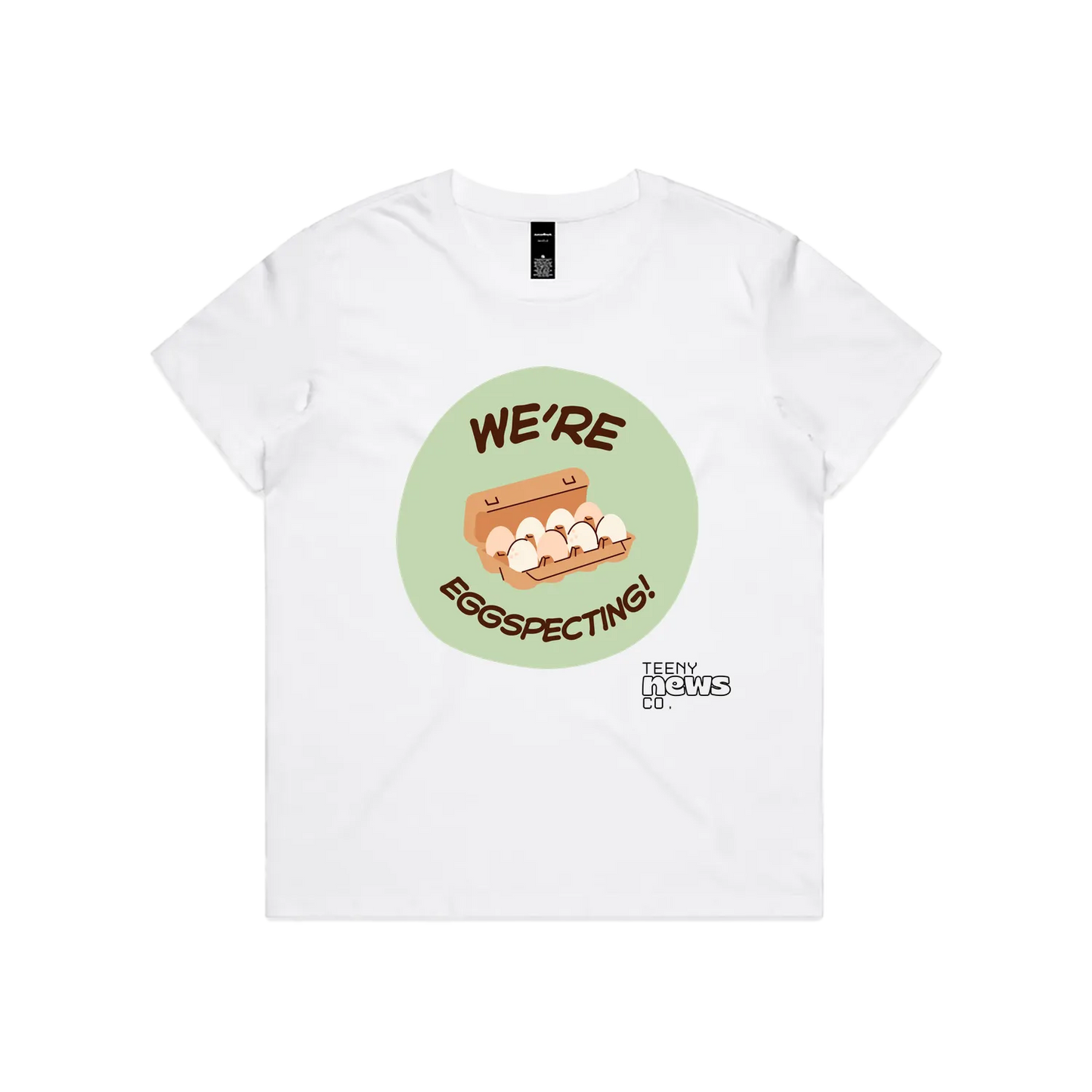 White front flat lay